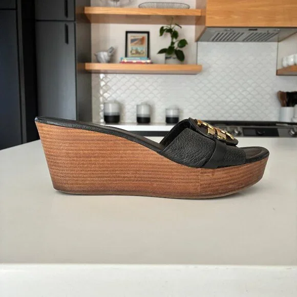 Tory Burch Wedge Sandals - Picture 4 of 6